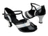 C6034 BA60 Black Patent_BF28 Silver Scale with 2.5" heel in the photo