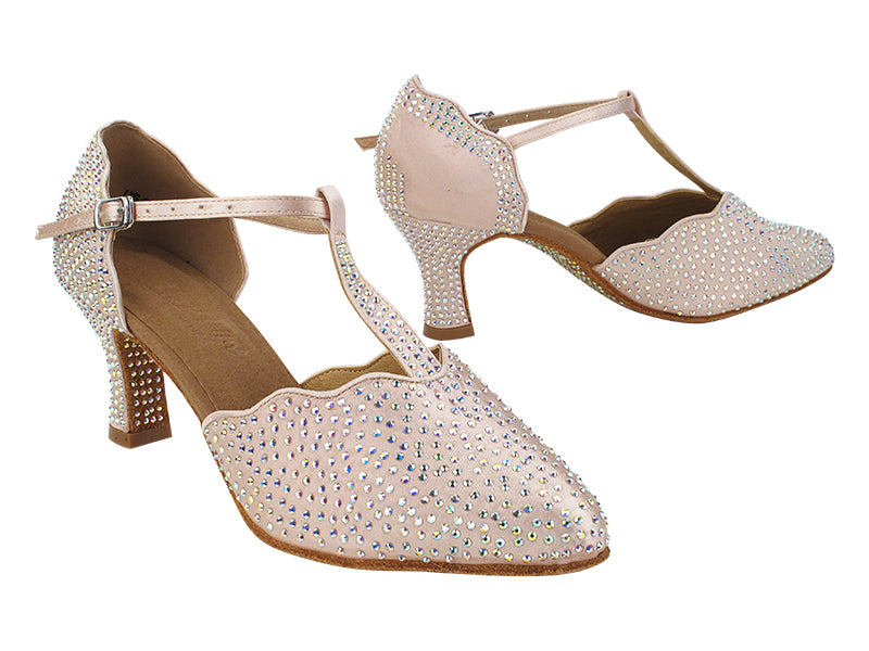 C6819CC 215 Flesh Satin with 2.5" Heel (PG) in the photo