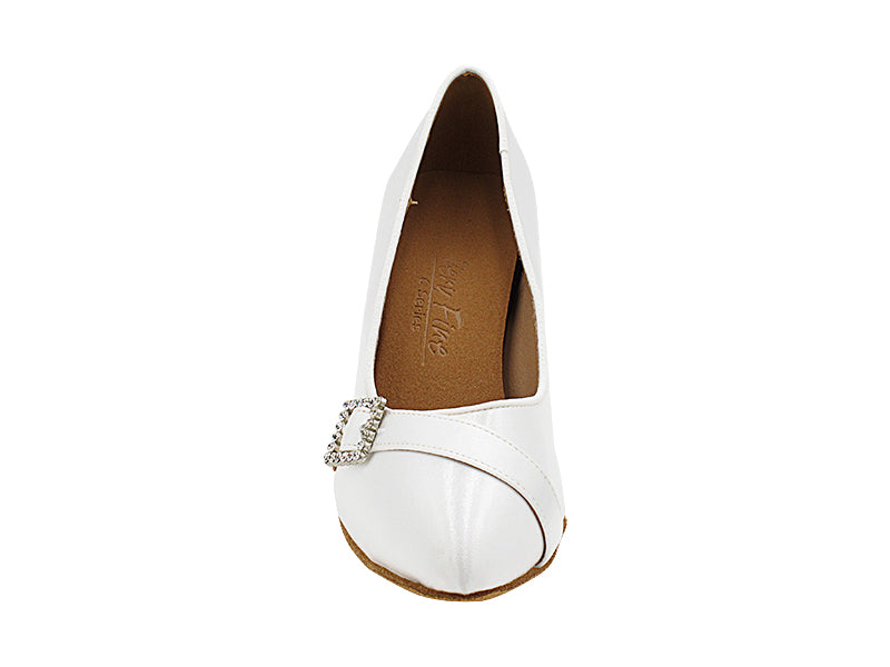 C6904 White Satin with 2.75" heel in the photo