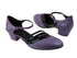 C8881 BC14 Light Purple Light Leather_BA60 Black Patent Trim with 1.5" Medium heel in the photo
