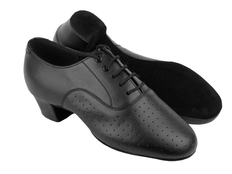 C915108 Black Perforated Leather with 1.6" heel in the photo
