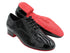 C919101 Black Patent with Red Suede Sole with 1" heel in the photo