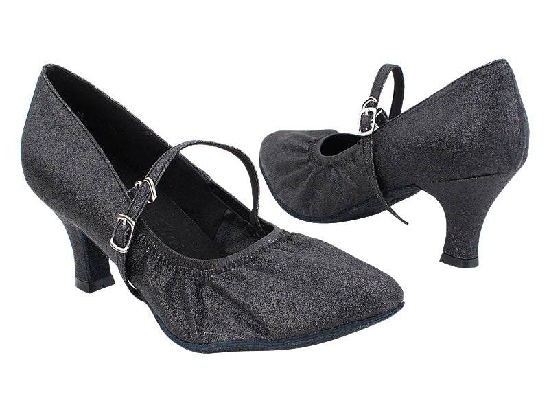 C9624B Black Stardust with 2.5" Heel (2040) in the photo