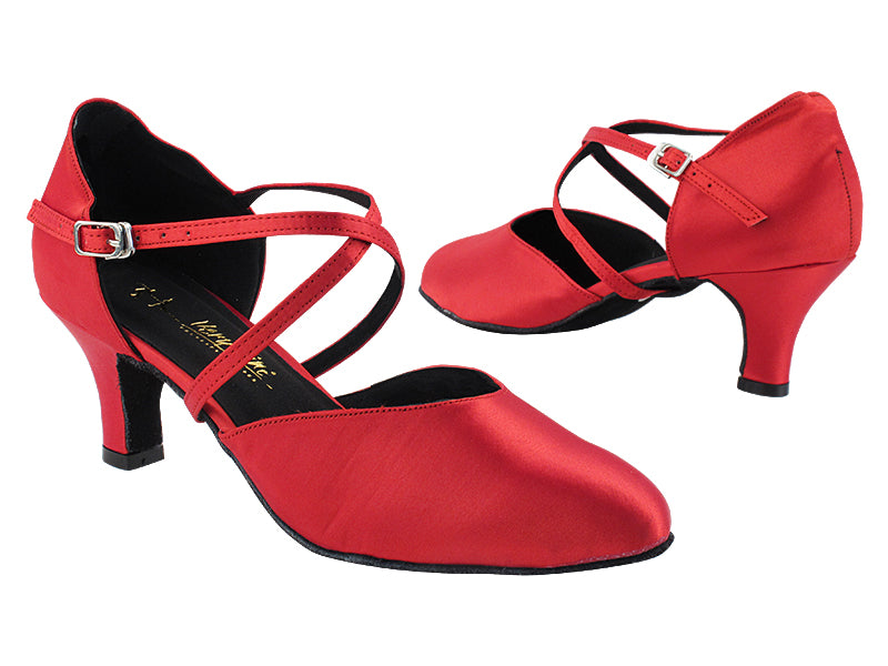 9691LEDSS 74 Red Satin with 2.5" Heel (2899) in the photo