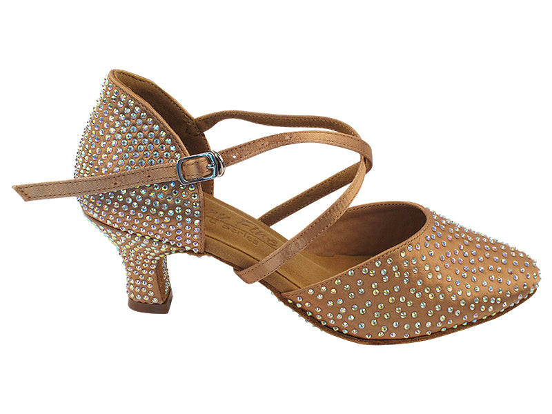 C9691CC Tan Satin with 2" Slim Heel (MTXZ) in the photo