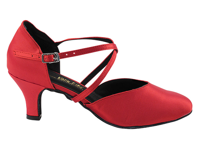9691LEDSS 74 Red Satin with 2.5" Heel (2899) in the photo