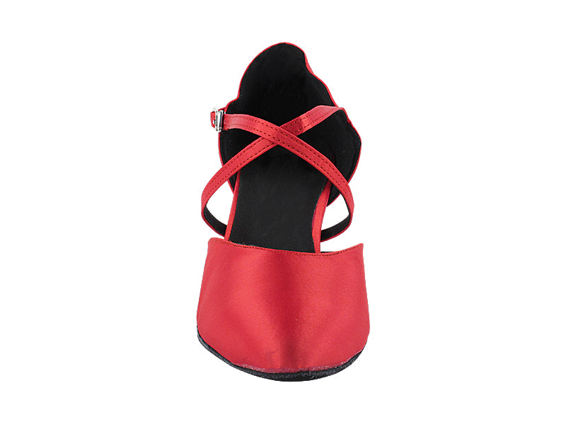 9691LEDSS 74 Red Satin with 2.5" Heel (2899) in the photo