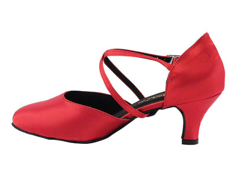 9691LEDSS 74 Red Satin with 2.5" Heel (2899) in the photo