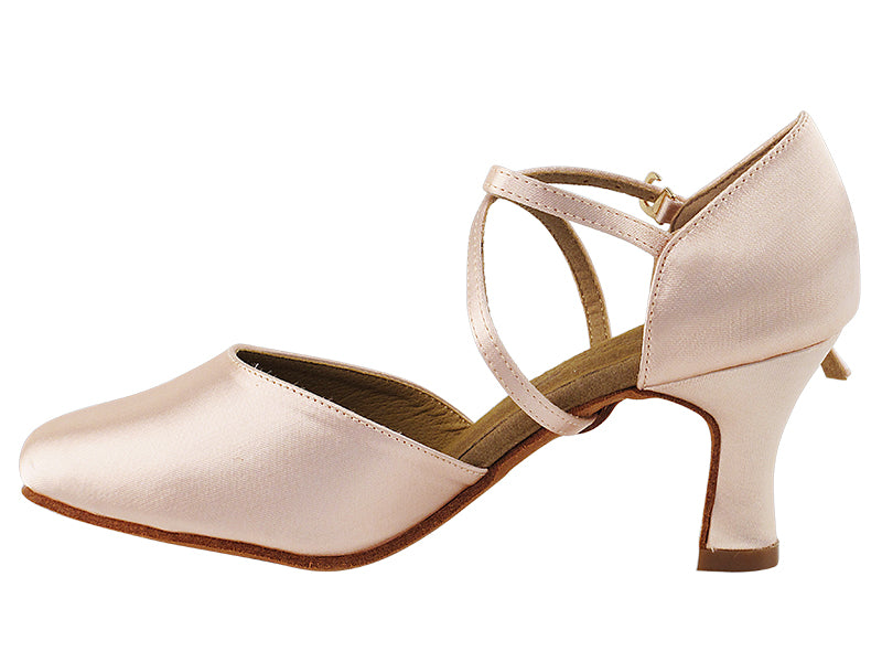 C9691 Flesh Satin with 2.5" Heel in the photo