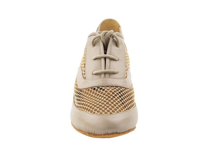 CD1108 Beige Leather with 2 INCH MEDIUM HEEL (3G09) in the photo