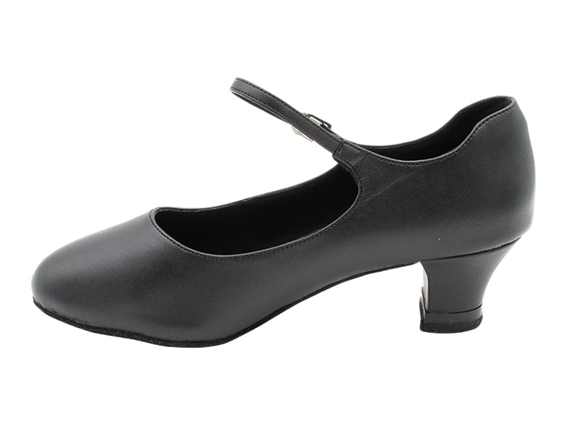 CD1112 Black Leather with 2" Medium Heel (3G09) in the photo