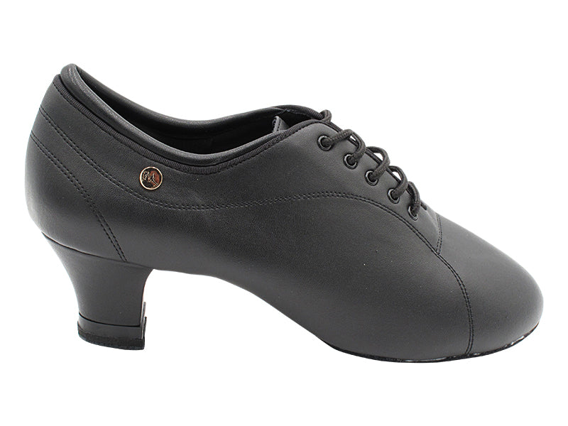 CD1116 Black Leather with 1.5" Thick Cuban Heel (3G09) in the photo