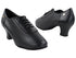 CD1122DB Black Leather with 2" Medium Heel in the photo