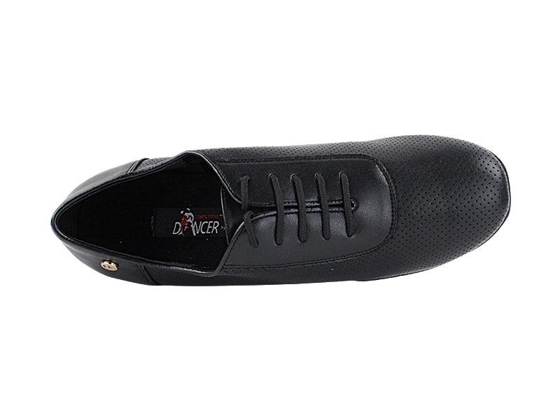 CD1122DB Black Leather with 2" Medium Heel in the photo