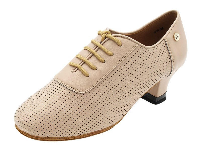 CD1122DB Light Beige Leather with 1.5" Medium Heel (3G09) in the photo