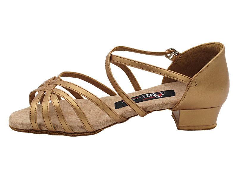 CD1124DB Copper Nude Leather with 1" Heel (8881) in the photo