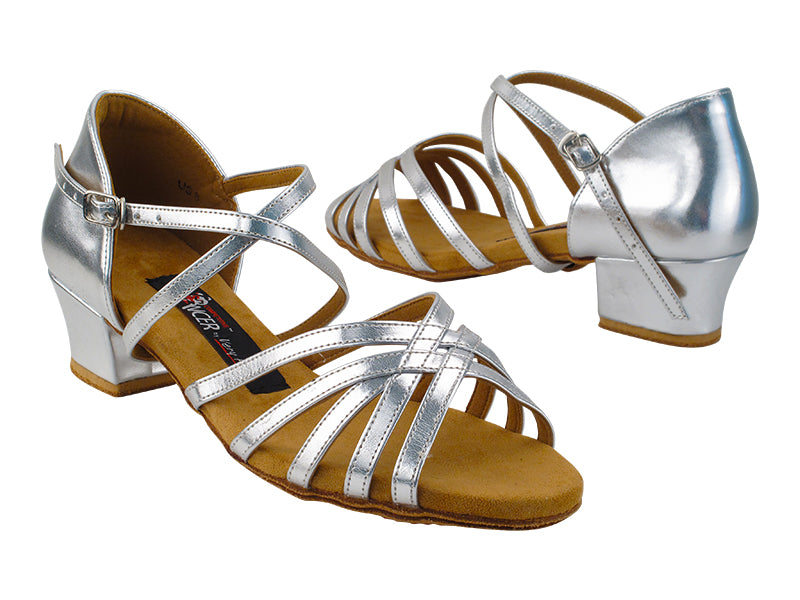 CD1124DB Silver Leather with 1.5" Heel (NTD) in the photo