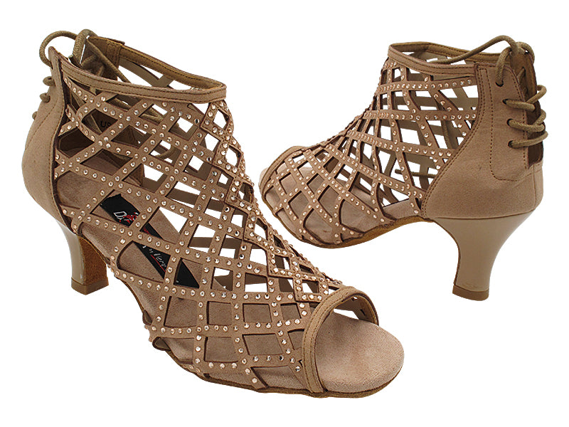 CD7041CC Beige Brown Nubuck with 2.5" Heel (2040) in the photo