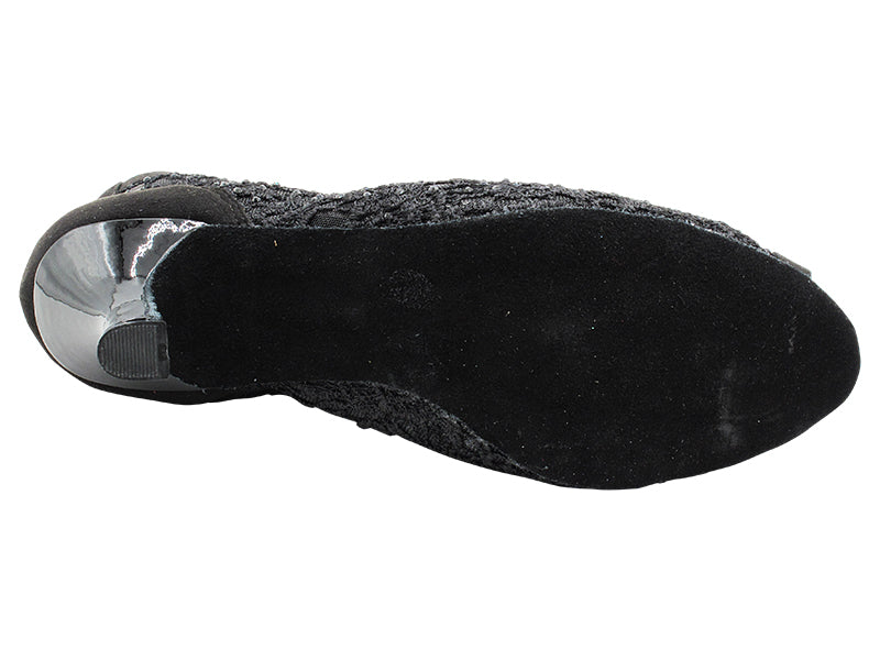 CD7042CC Black Nubuck_Laces with 2.75" Flare Heel (YPG/11006) in the photo