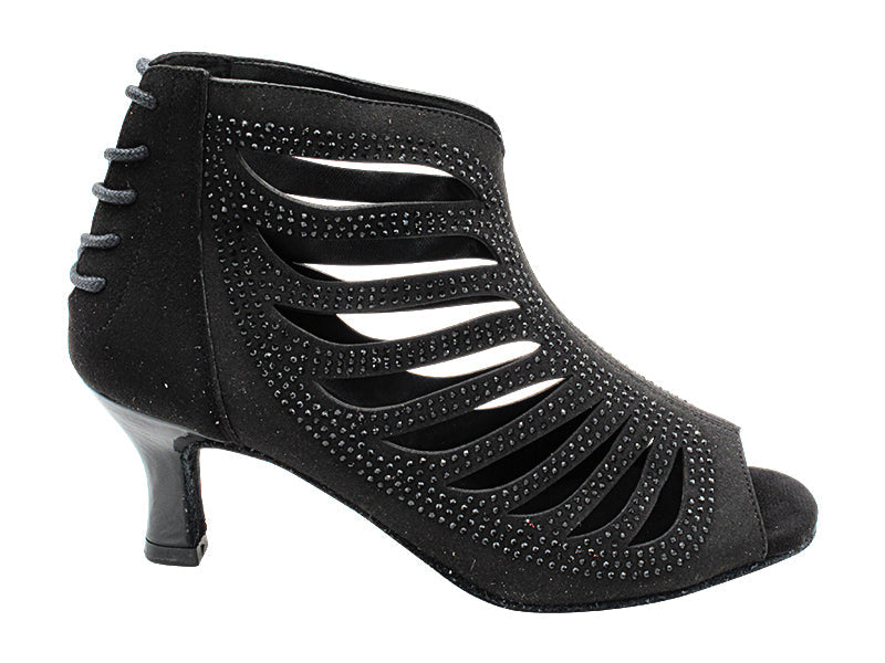 CD7043CC Black Nubuck with 2.5" Heel (2040) in the photo