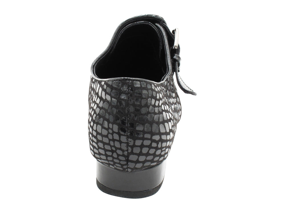CD9006B Black Patent with 1" standard heel