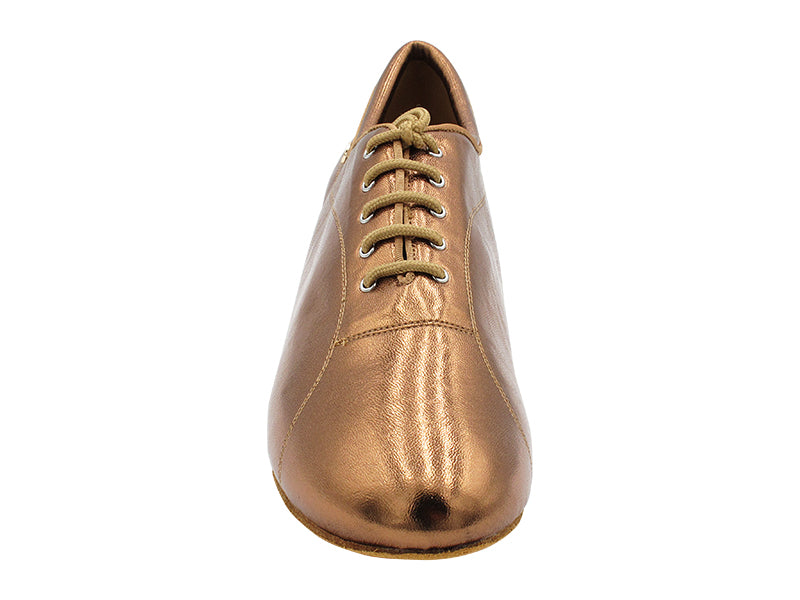 CD9316 63 Dark Tan Copper Leathert with Men 1.5" Latin Heel in the photo