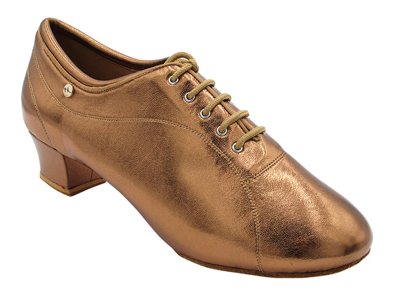 CD9316 63 Dark Tan Copper Leathert with Men 1.5" Latin Heel in the photo
