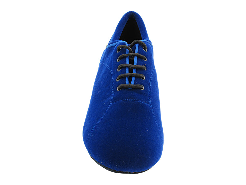CD9316 252 Blue Velvet with Men 1.5" Latin Heel in the photo