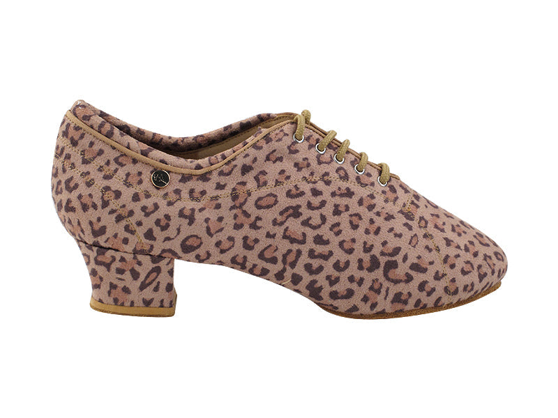 CD9316 267 Leopard Velvet with Men 1.5" Latin Heel in the photo