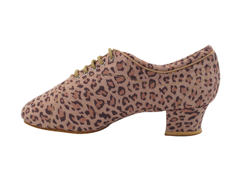 CD9316 267 Leopard Velvet with Men 1.5" Latin Heel in the photo