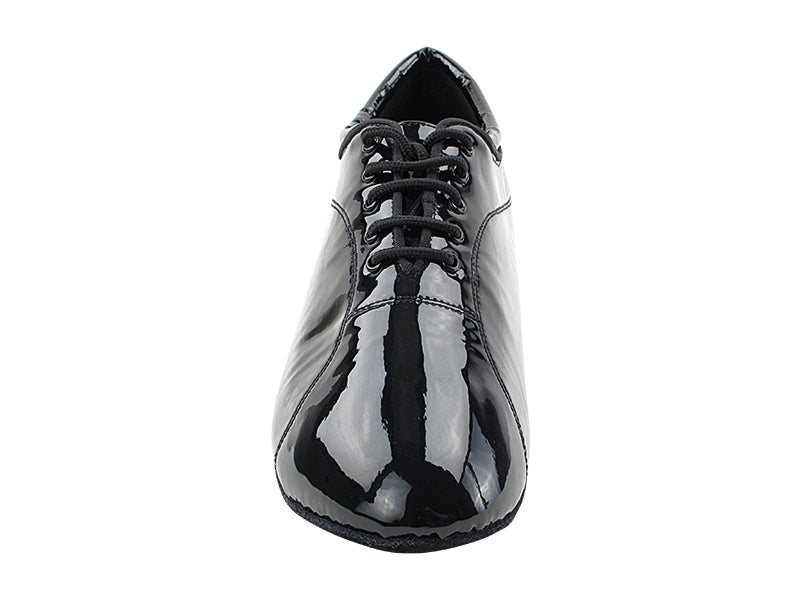 CD9316 Black Patent with Men 1.5" Latin Heel in the photo
