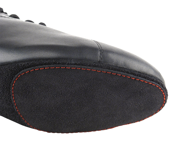 CD9326DB Black Leather with 1.5" Latin heel