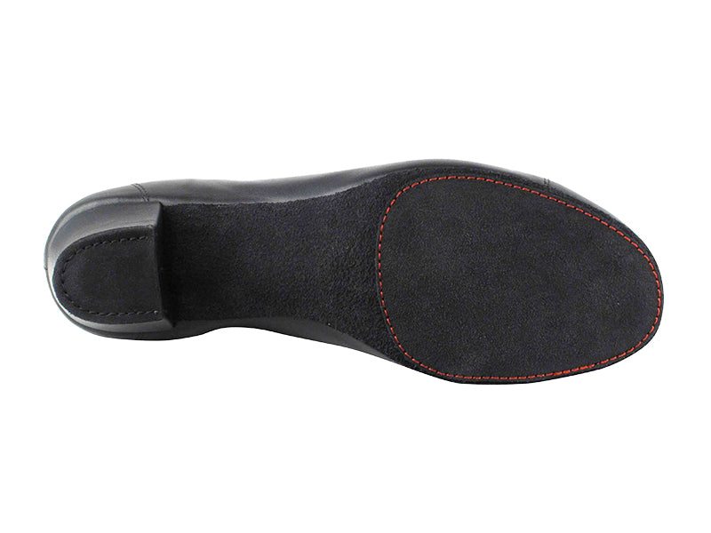 CD9326DB Black Leather with 1.5" Latin heel