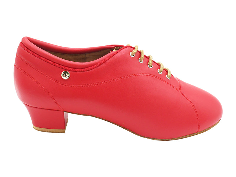 CD9326DB 217 Red Leather with Men 1.5" Latin Heel in the photo