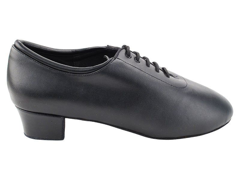 CD9336 Black Leather with 1.5" Latin heel