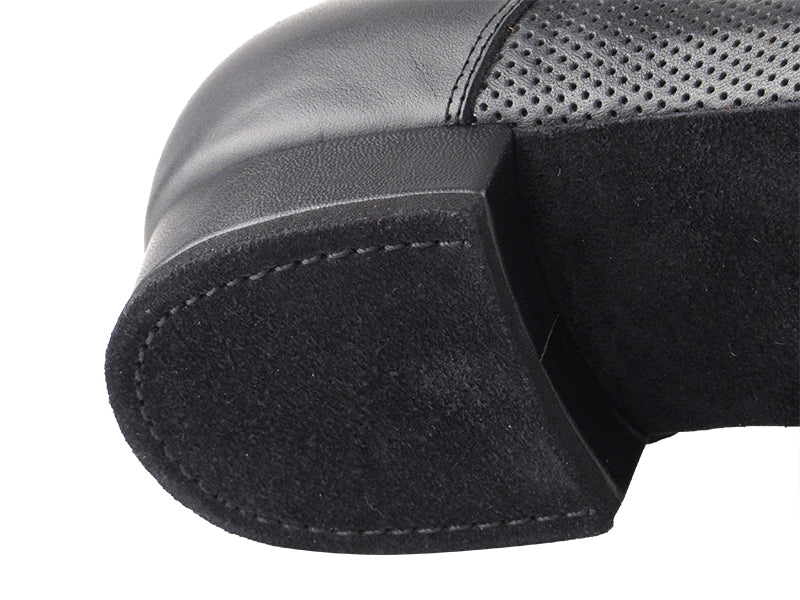 CD9426DB Black Leather with 1" standard heel