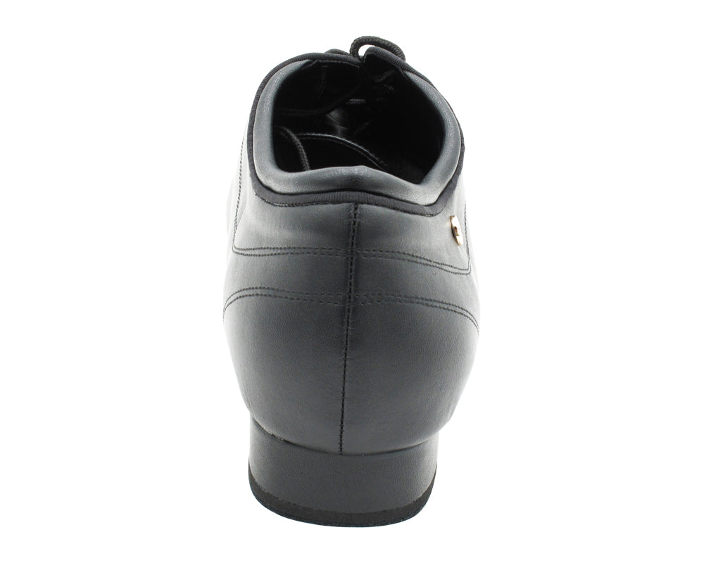 CD9436 Black Leather (Split Sole) with 1" Heel in the photo