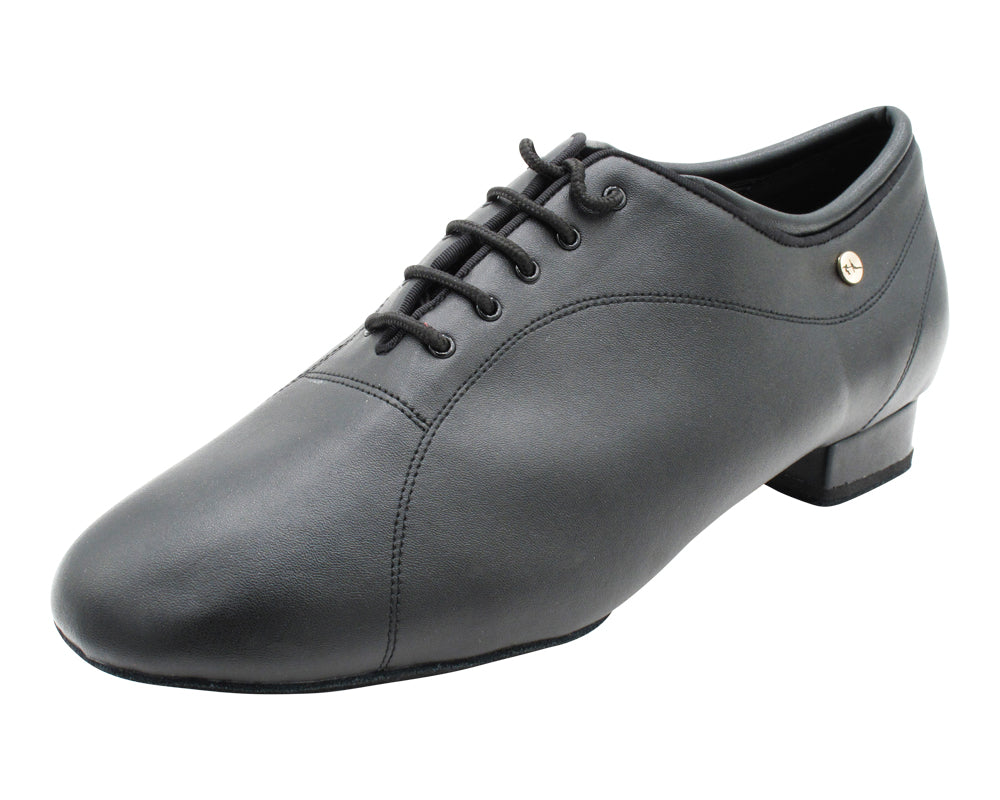 CD9436 Black Leather (Split Sole) with 1" Heel in the photo