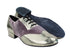 CM100101 106 Grey Snake_F_B_249 Grey Velvet_M with 1" Standard Heel (068) in the photo