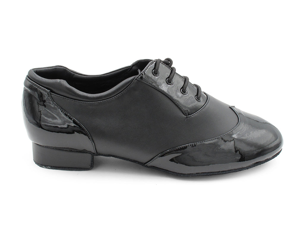 CM100101B Black Patent & Black Leather with 1" Heel in the photo