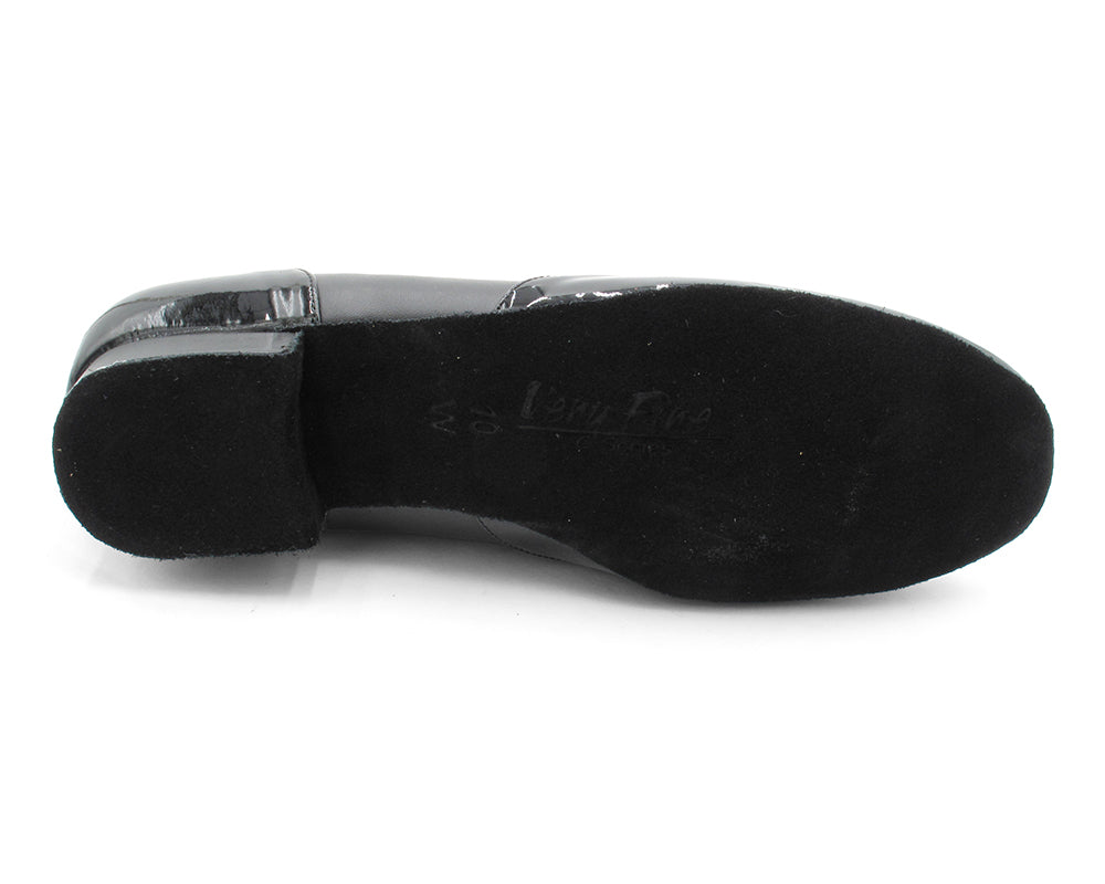 CM100101B Black Patent & Black Leather with 1" Heel in the photo