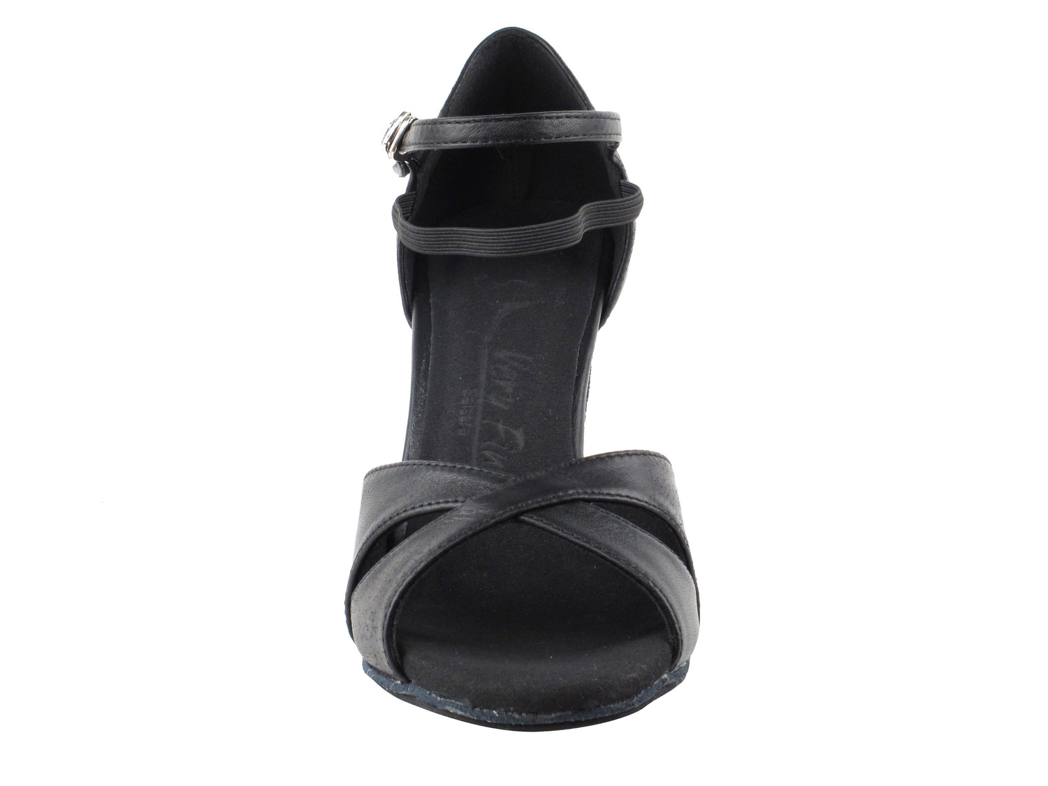 Celebrity6029 Black Leather with 3" Heel in the photo