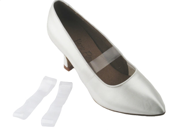 Sangles élastiques transparentes pour chaussures