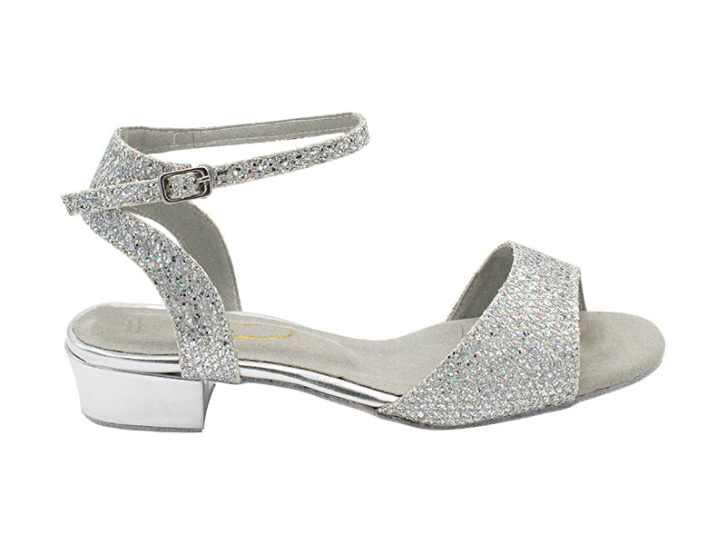 J Jane Silver Sparklenet with 1" Heel (8881) in the photo