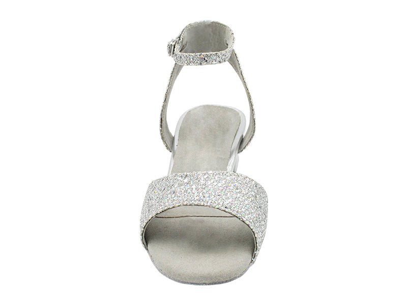 J Jane Silver Sparklenet with 1" Heel (8881) in the photo