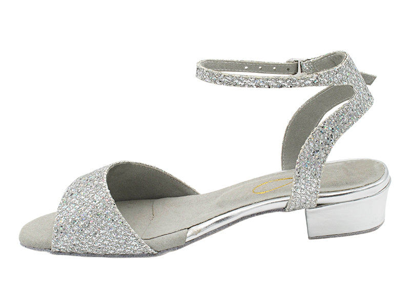 J Jane Silver Sparklenet with 1" Heel (8881) in the photo