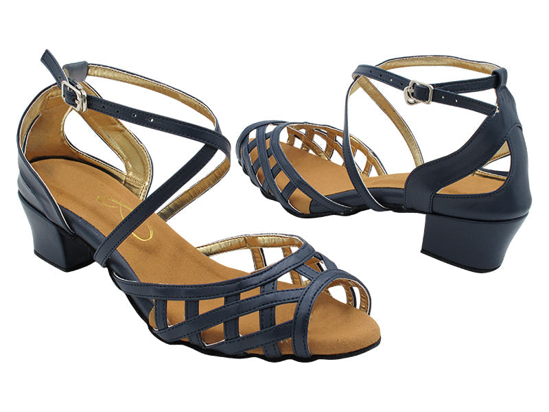 J Sassy Dark Blue Leather with 1.5" Heel (2001) in the photo