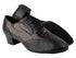 M100101 14 Black Leather_F_B_262 Copper Crocodile Patent PU_M with 1.5" Latin Heel in the photo