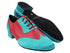 M100101 302 Green Satin_F_B_266 Red Leather_M with Men&