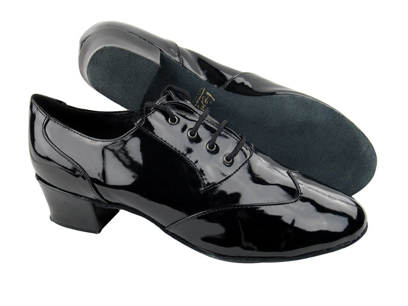 M100101 Black Patent with 1.5" Heel in the photo